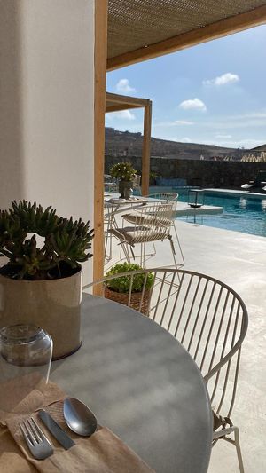 Pool at Koukoumi Hotel in Mykonos