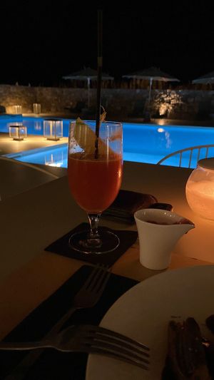 Cocktail  at Koukoumi Hotel in Mykonos