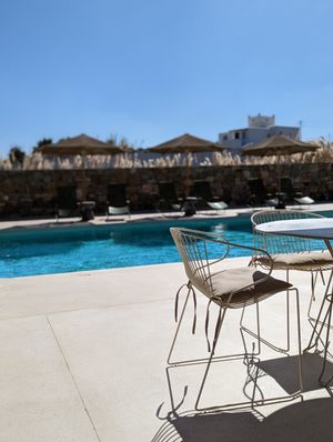 Seating . at Koukoumi Hotel in Mykonos