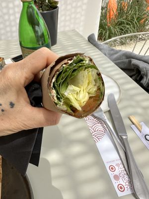 Raw tortilla  at Koukoumi Hotel in Mykonos