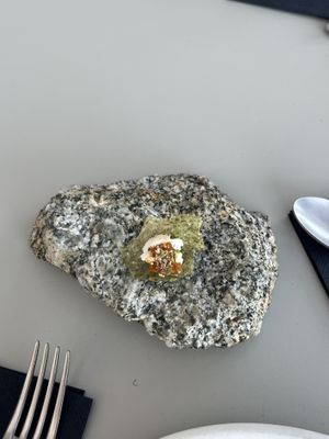 Amuse-bouche   at Koukoumi Hotel in Mykonos