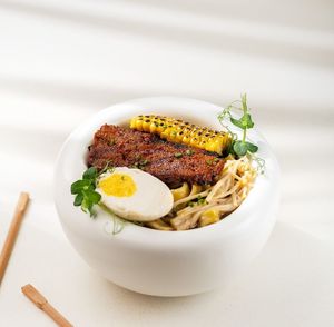 Vegan Ramen at Koukoumi Hotel in Mykonos