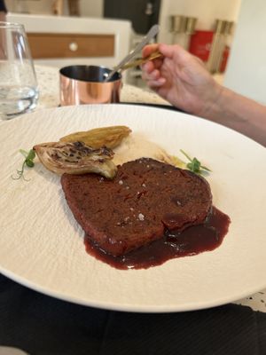 BBQ stake (really awesome, try!!!)  at Koukoumi Hotel in Mykonos