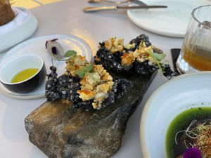 Ceviche  at Koukoumi Hotel in Mykonos