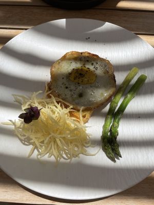 Fried ‘egg'  at Koukoumi Hotel in Mykonos