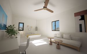 Deluxe Suite at Koukoumi Hotel in Mykonos