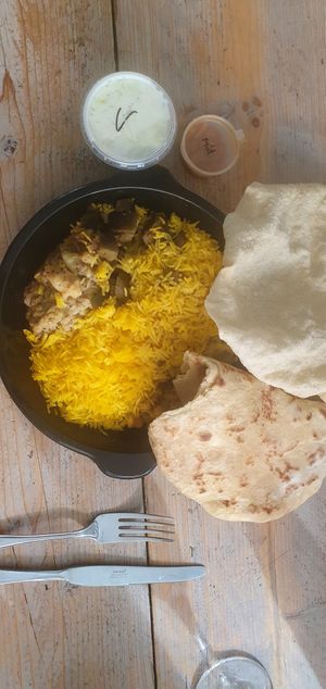 Really nice at Rani's Curry in S-gravenpolder