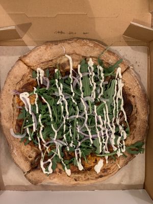 Buffalo cauliflower pizza at Flatbread & Butter in St Petersburg
