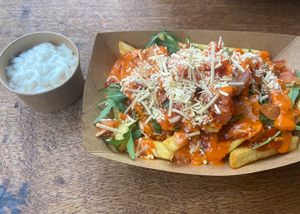 Bolo fries  at Frittenwerk - Altstadt in Dusseldorf