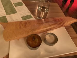 Plain dosai  at The Madras Cafe in Orlando