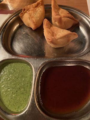 Vegetable Samosa  at The Madras Cafe in Orlando