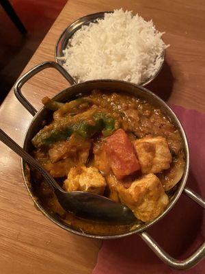 Kadai Tofu  at The Madras Cafe in Orlando