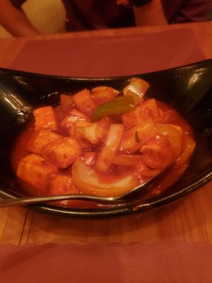 Tofu Manchurian at The Madras Cafe in Orlando