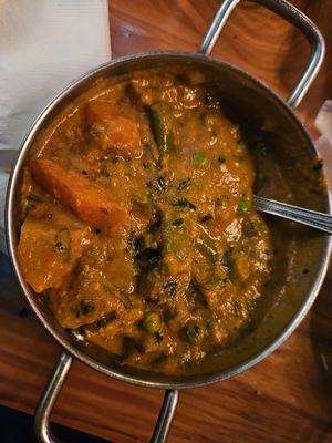 Vegetable curry (special recommendation) at The Madras Cafe in Orlando