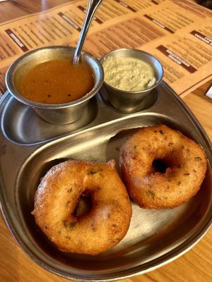 Medu Vada  at The Madras Cafe in Orlando