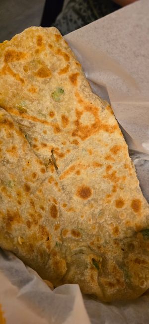 Aloo paratha at The Madras Cafe in Orlando