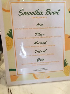 All smoothie bowl bases are vegan at PoPsy in Tupelo