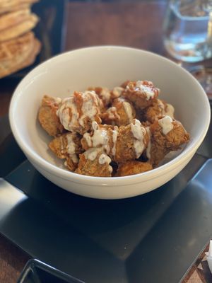 Mushroom bites at The Vtree in Los Angeles