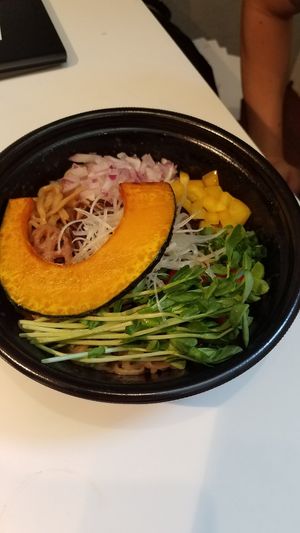 Maze soba takeout at Menya Takeichi Anokubodai in Tokyo