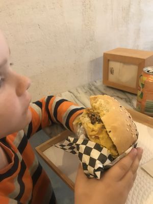 Mushroom Burger at BEIJU HEALTHY FUN FOOD in Cascais