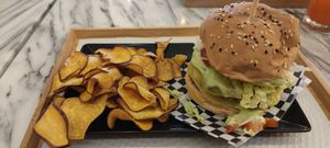 Double cheese burger! at BEIJU HEALTHY FUN FOOD in Cascais