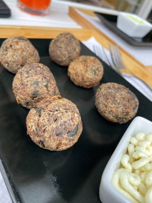 Appetizers - "meatballs" at BEIJU HEALTHY FUN FOOD in Cascais