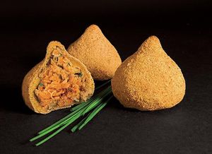 Coxinha de jaca.  at BEIJU HEALTHY FUN FOOD in Cascais