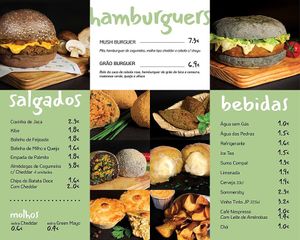 Menu.  at BEIJU HEALTHY FUN FOOD in Cascais