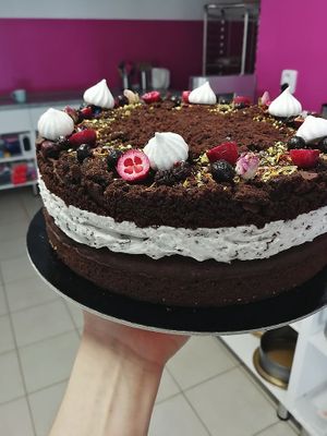 cake at Electra Bakery in Uherske Hradiste