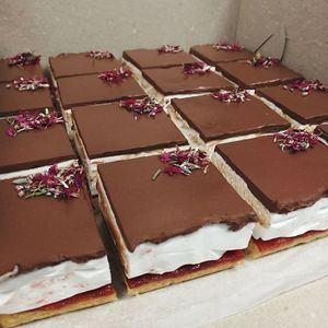 squares at Electra Bakery in Uherske Hradiste