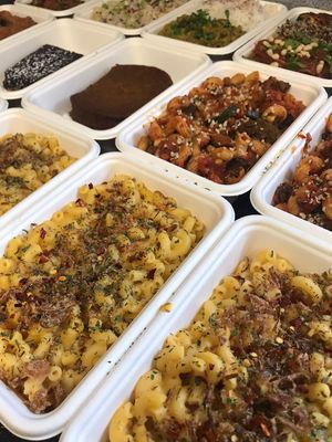 Meal prep at Rasculture Vegan Food in Birmingham