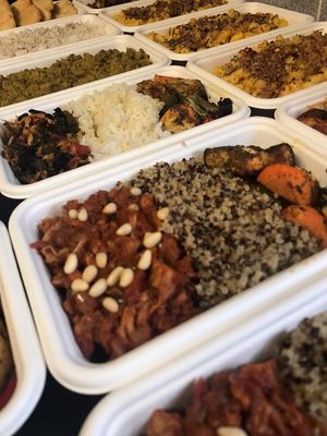 Vegan meal prep  at Rasculture Vegan Food in Birmingham