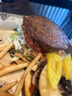 Veggie Patty at Relish in Gainesville