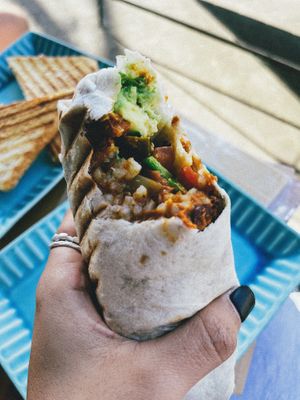 MUST HAVE BURRITO   at 9 Borden Coffee in Osaka