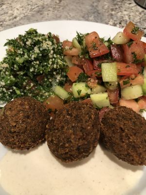 Al a carte, plated together   at Mazzah in Boise