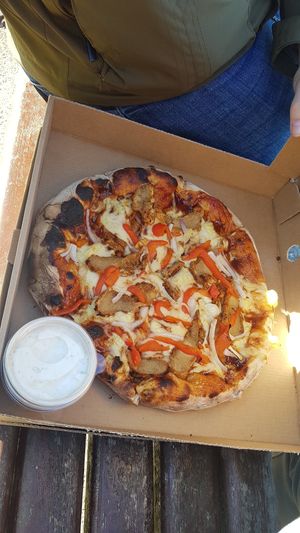 Bbq and chckn at Craft Vegan Pizza in Ryde