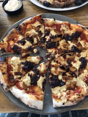 Onion & Bakon pizza at Craft Vegan Pizza in Ryde