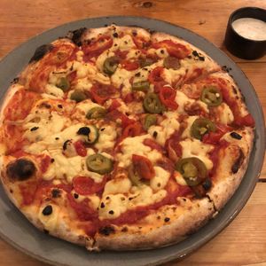 VERY hot spicy pizza 🥵 but tasty! at Craft Vegan Pizza in Ryde