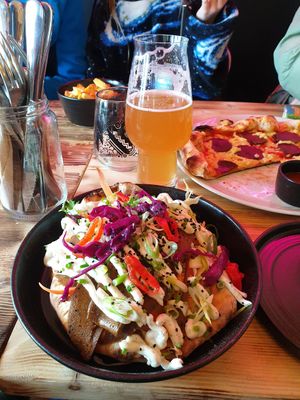 Classic Lam donner at Craft Vegan Pizza in Ryde