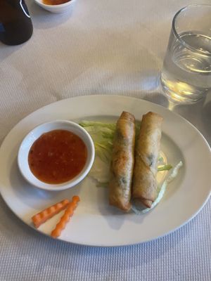 Vegetable spring rolls   at V-Namese in Great Yarmouth