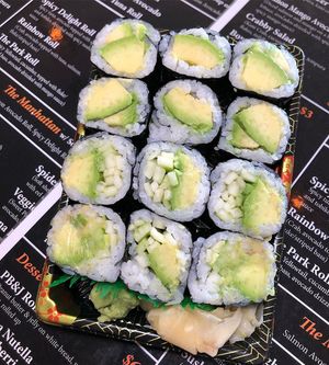 Avocado Roll and Cucumber Avocado Roll at Sushi Sushi - Harlem in New York City