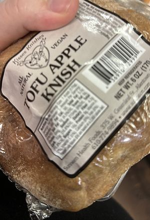 Vegan knishes and a few vegan cookies and breads   at High Falls Food Co-op in High Falls