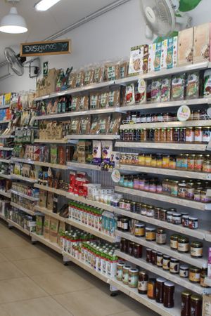 Interior at Verde Natural Market in Lima