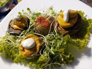 aylas mushroom at Zest Raw Vegan Eats in Chicago