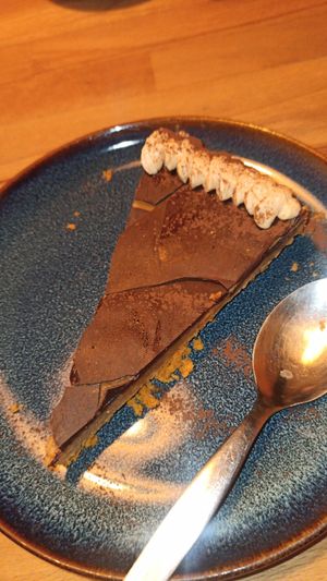 Peanut butter and chocolate pie at Huracán in Costa Da Caparica