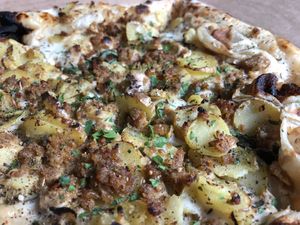 Just a delicious topping close up!  at Dr Drooly in Munich