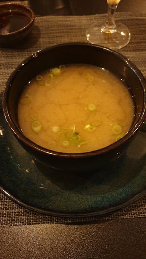 Miso soup at Anonymous Sushi in Esposende