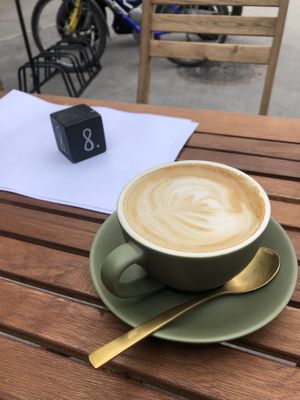 cappuccino  at Kringel in Tallinn