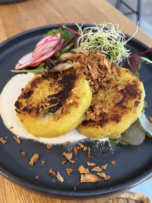 Potato pancakes   at Kringel in Tallinn