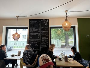 Choose the grub from the blackboard   at Kringel in Tallinn